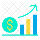 Grafico De Barras Grafico De Barras Negocios Ícone