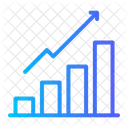 Crescimento Grafico Objetivo Ícone