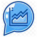 Linha Preenchida Analise Diagrama Ícone