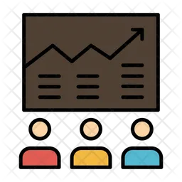 Crescimento da equipe  Ícone