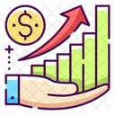 Crescimento Da Receita Receita Crescimento Ícone