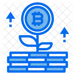 Crescimento do bitcoin  Ícone