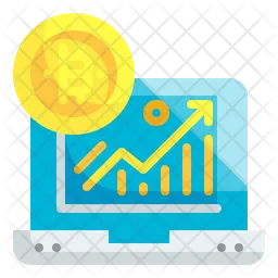 Crescimento do bitcoin  Ícone