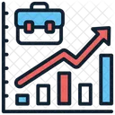Crescimento profissional  Ícone