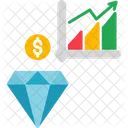 Crescimento de diamantes  Ícone