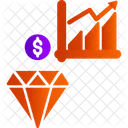Crescimento de diamantes  Ícone