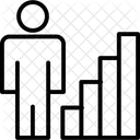Crescimento De Funcionarios Crescimento De Carreira Analises Ícone