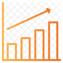 Crescimento De Marketing Grafico De Crescimento Seta De Crescimento Ícone