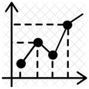 Crescimento Do Negocio Grafico De Crescimento Dados De Negocios Ícone