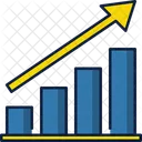 Crescimento Do Negocio Grafico De Crescimento Negocios Ícone