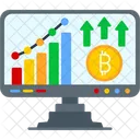 Crescimento do bitcoin  Ícone