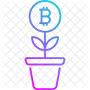 Crescimento do bitcoin  Ícone