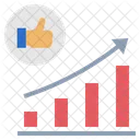 Crescimento do lucro  Ícone