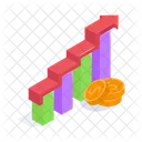 Financeiro Crescimento Lucro Ícone