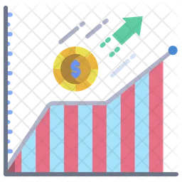 Crescimento financeiro  Ícone