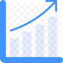 Crescimento Financeiro Grafico De Crescimento Grafico De Crescimento Ícone