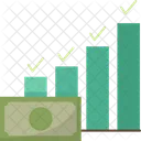 Crescimento Financeiro  Ícone