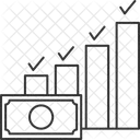 Crescimento Financeiro  Ícone