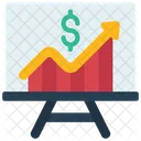 Aumento Financeiro Crescimento Do Negocio Lucro Do Negocio Ícone