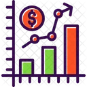 Crescimento Financeiro  Ícone