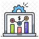 Financas Grafico Crescimento Ícone