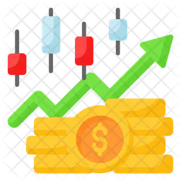 Crescimento monetário  Ícone
