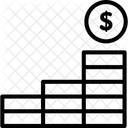 Crescimento monetário  Ícone