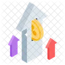 Crescimento Em Cascata Lucro Investimento Icon