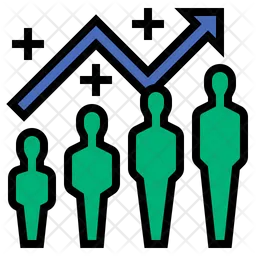 Crescimento populacional  Ícone