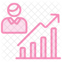 Crescimento profissional  Ícone