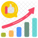 Crescimento social  Ícone
