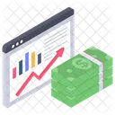 Statistiche Analisi Grafico Aziendale Icon