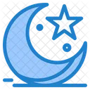 Cresent Moon Star Icon