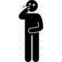Creuser Lhomme Le Nez Icône
