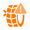 Danger Pneu Simple Icon