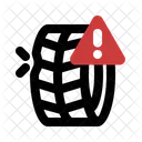 Danger Pneu Simple Icon