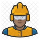 Crew Male Construction  Icon