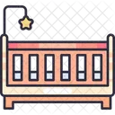 Crib Bed Cradle Symbol