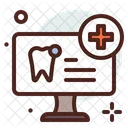 Examen Dental Chequeo Dental En Linea Chequeo Icono