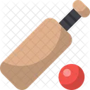Cricket Game Bat Icon