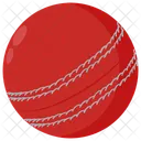 Cricket Ball Red Ball Hard Ball Icon