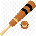 Cricket Bat Ball Icon