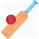 Cricket bat ball  Icon