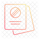 Cricket Card Sports Card Umpire Card Icon