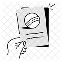 Sports Card Umpire Card Cricket Card Icon