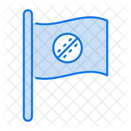 Cricket flag  Icon