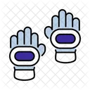 Cricket-Handschuhe  Symbol