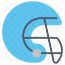Crickethelm Sporthelm Torwarthelm Symbol