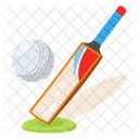 Cricket Bat Ball Ball Game Icon