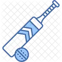 Cricket Bat Ball Icon